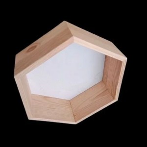 Repisa Madera Hexágono